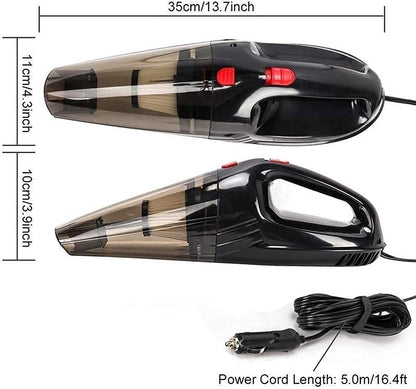 Cordless Vacuum Cleaners Strong r Car Vacuum Cleaner Vehicle Vacuum Cleaner with Handbag Wet/Dry Auto Portable Vacuums Cleaner 12V Car Portable Vacuum Cleaner