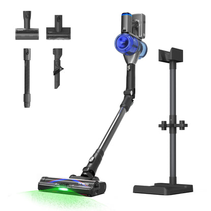 Tineco Pure ONE S70 Akku Staubsauger, 200 AW, LED, 3DSense Pro Reinigungssystem, bis zu 95 Min. 6-stufiges Filter, ZeroTangle-Bürste, Intelligenter Kabelloser Handstaubsauger