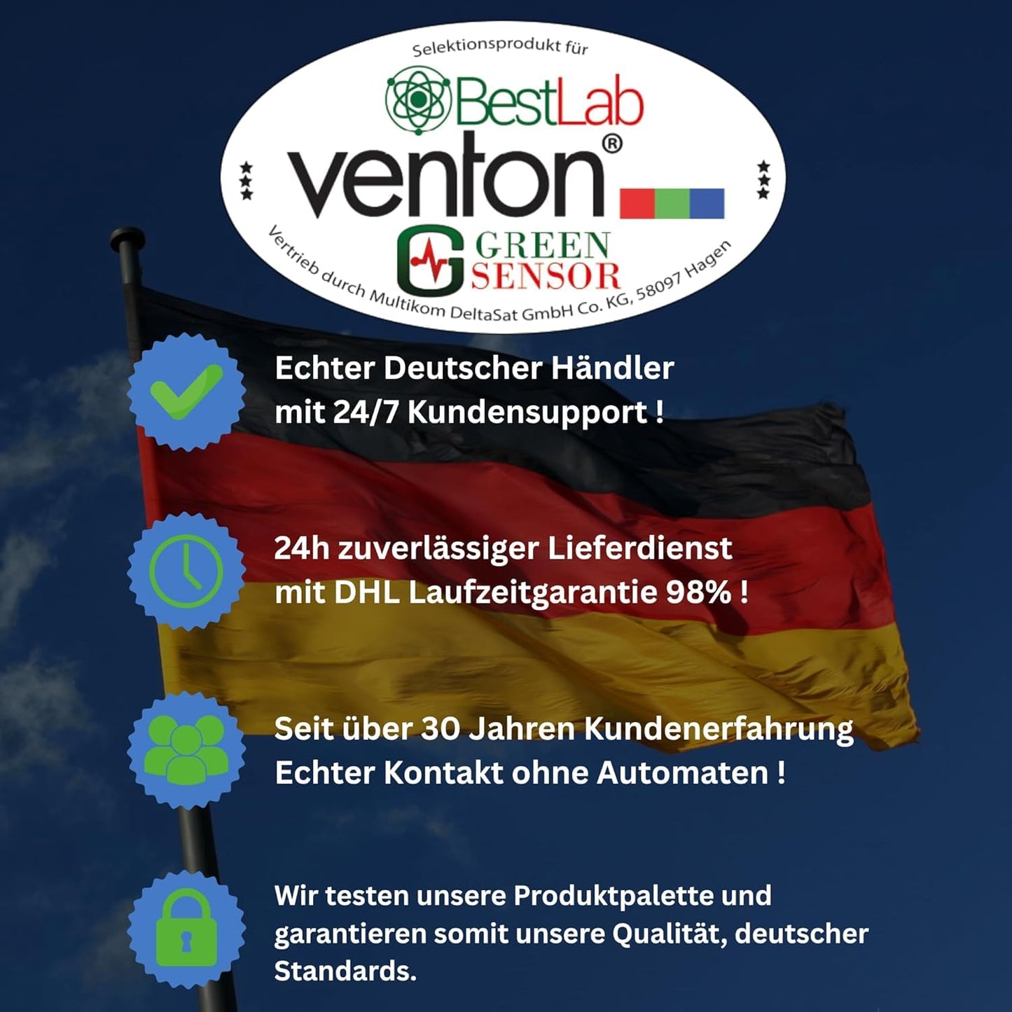 VENTON [Test SEHR GUT, Note 1.2] 2-in-1 Akku Staubsauger kabellos mit LED & Handstaubsauger beutellos, Kabelloser Akkustaubsauger stark ohne Beutel, Beutelloser Akkustaubsauger für Wohnung Auto